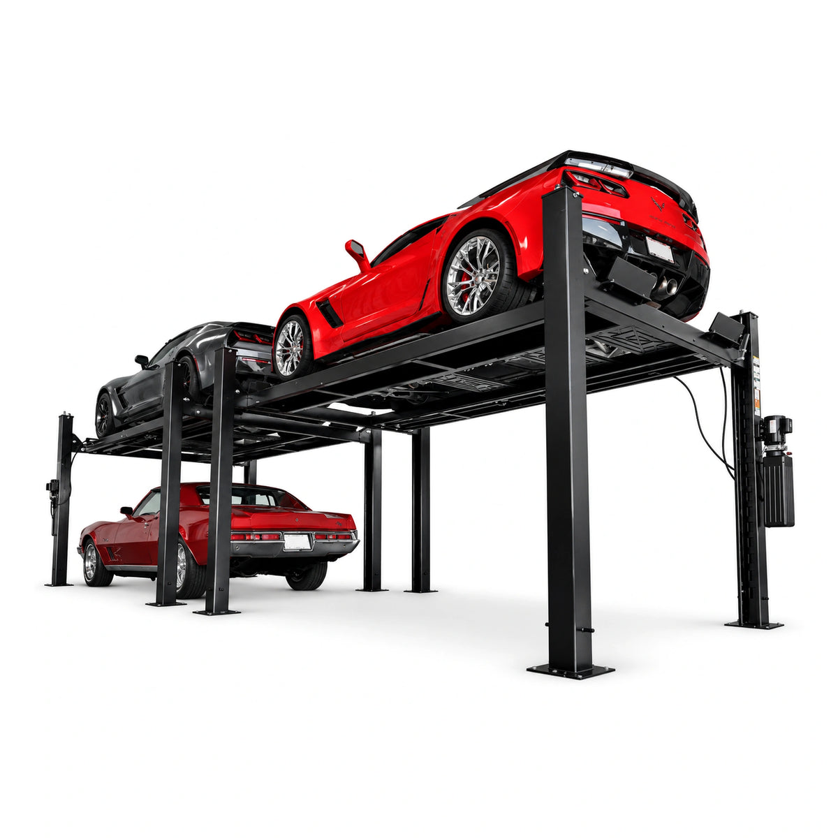 Challenger CL4P7 Four Post Car Lift 7,000 lb Home Garage
