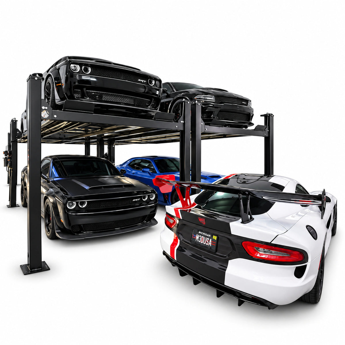 Challenger CL4P9X 9000 lb Four-Post Automotive Storage Lift