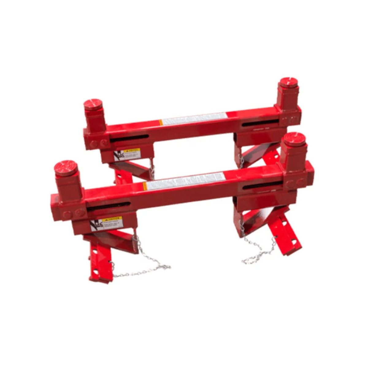 challenger CLHM-ELA-90A End Lift Adapter with 9,000 lb per column capacity, engineered for front and rear lifting of Humvees and heavy-duty vehicles.