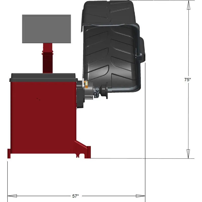COATS 1600 3D Direct Drive Wheel Balancer