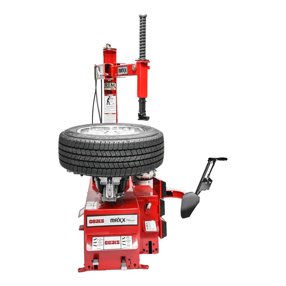 Electric Rim Clamp Tire Changer no background