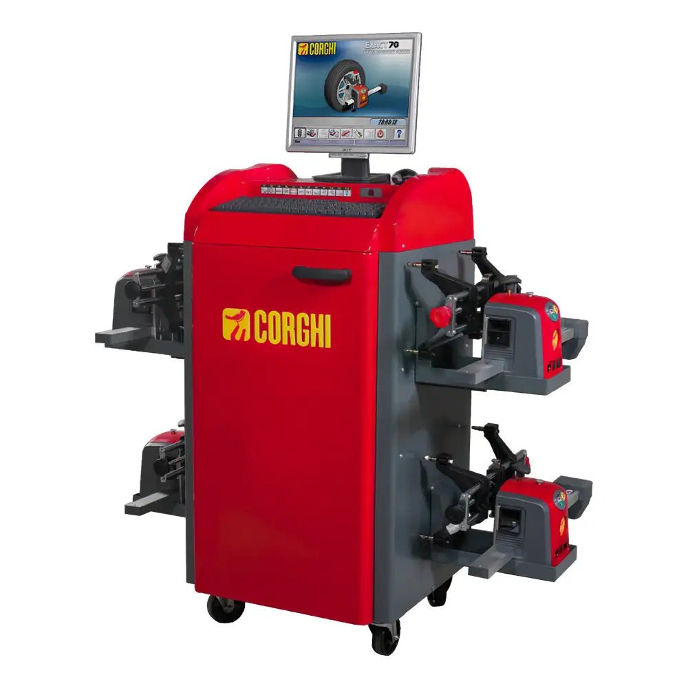 CORGHI EXACT 70 Wheel Alignment System with 8-CCD-Camera Sensor Heads