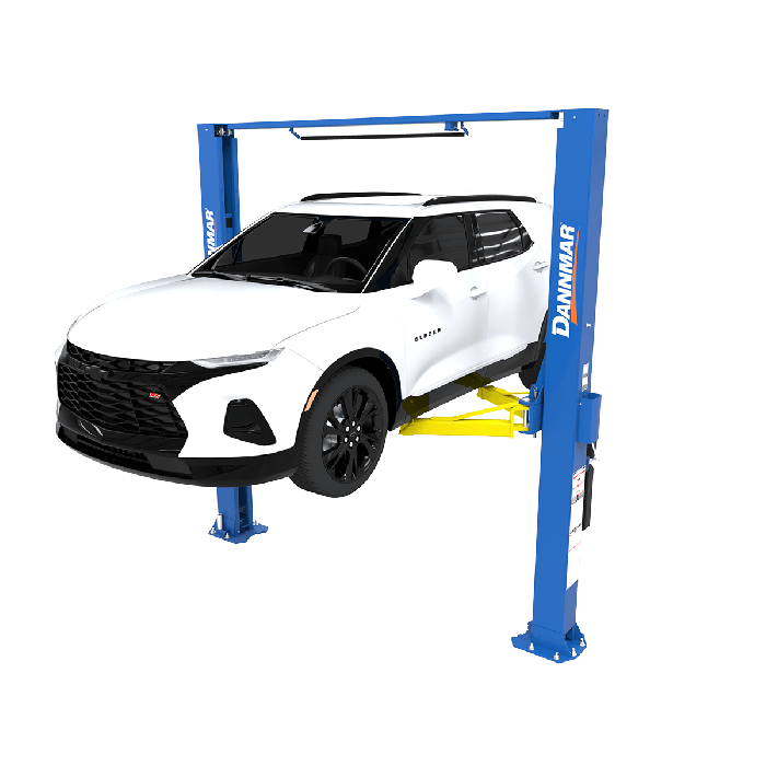 DANNMAR | D2-10A | 10,000 lbs. Asymmetric Two-Post Lift | Clearfloor Design