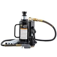 OMEGA 18124C 12 Ton Air/Manual Bottle Jack, Forge Base (EA)