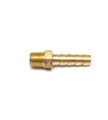 COATS 8000378 Straight Brass Fitting, 1/4" Barb x 1/8" Male NPT, Each