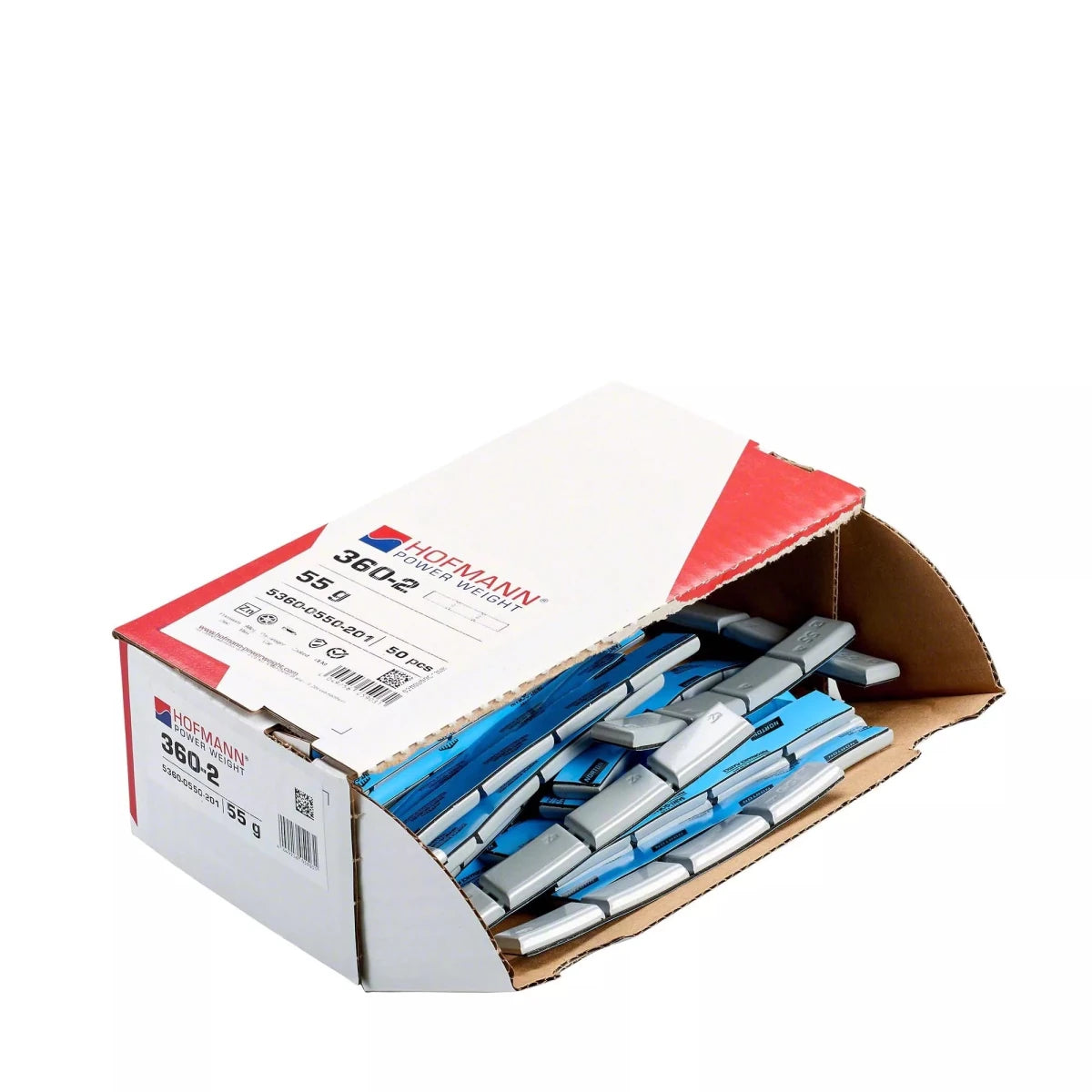 Hofmann Power Weight WW-WG-360-55 Adhesive Wheel Weights, Type 360, 55g, Box of 50