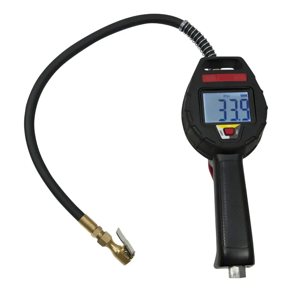 ESCO 10961 Digital Tire Inflator, 20" Hose, Euro Chuck