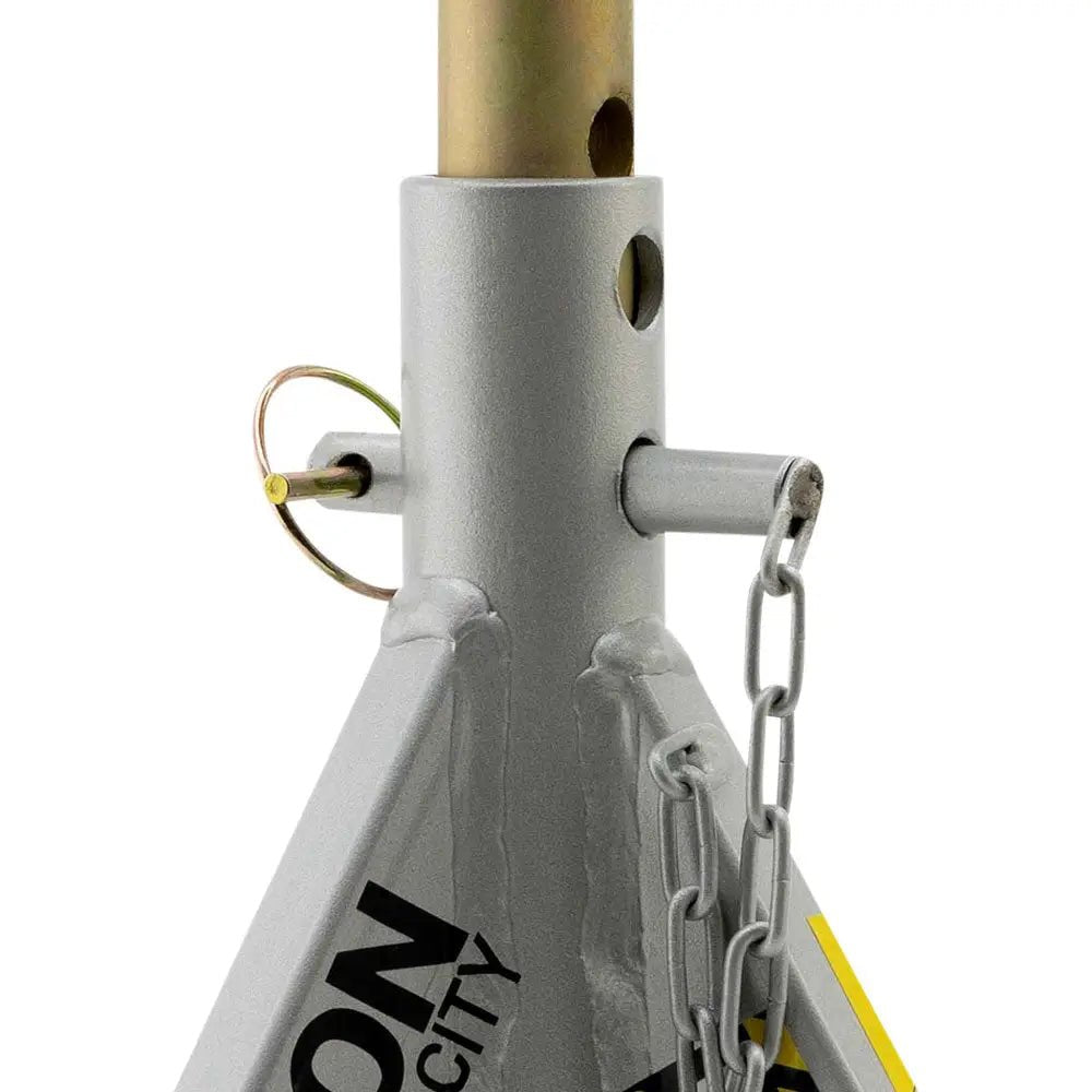 ESCO 10498K 3 Ton Jack Stand w/ Axle and Rubber Cushion Post (Pair)