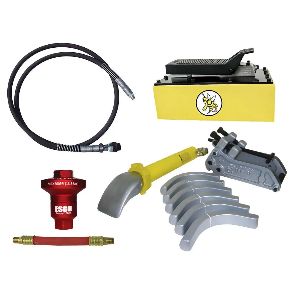 ESCO Giant 10843 Tire Bead Breaker Kit, 5 Qt Yellow Jackit Metal Pump