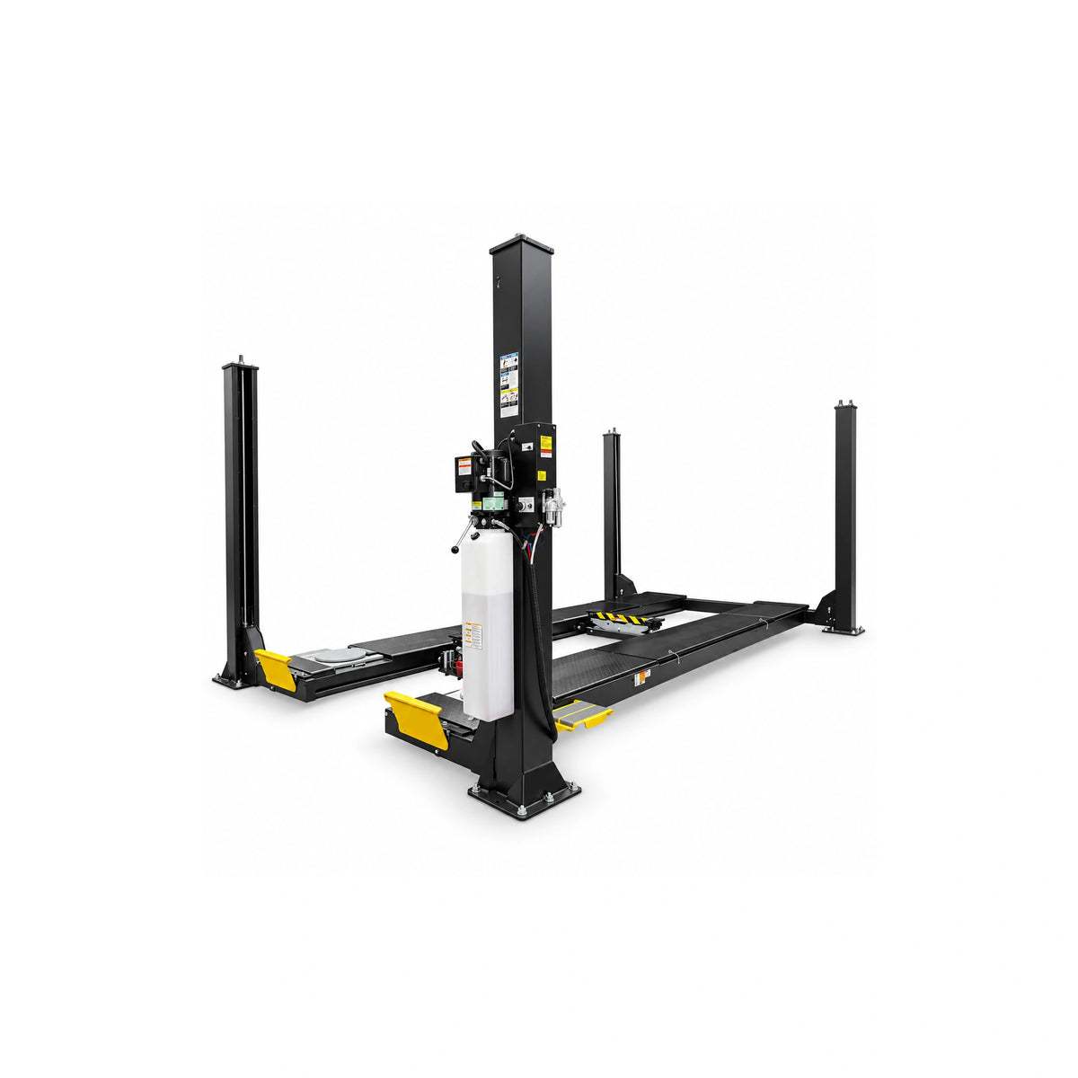 Hofmann 15K 4-Post Alignment Lift, ALI Cert. w/ 2 Rolling Jack, Turntables