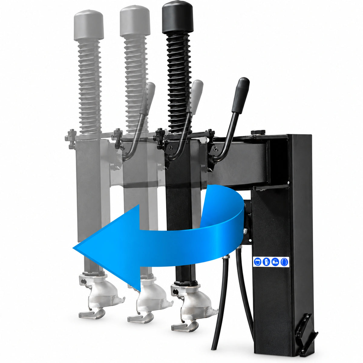 HOFMANN EEWH748B Swing-Arm Tire Changer, Monty 1625 with SmartSpeed