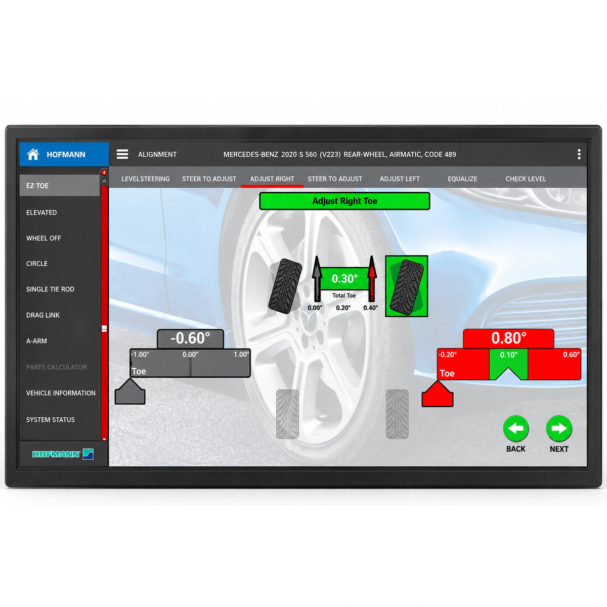 Hofmann Geoliner 678 Cross-Beam Imaging Wheel Aligner