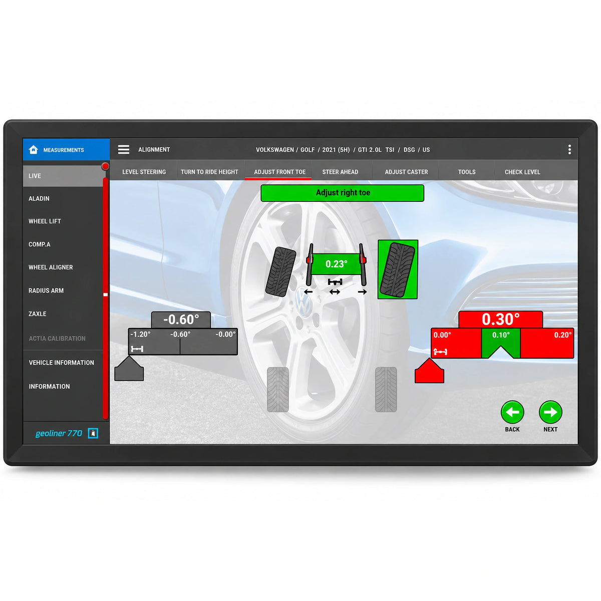 Hofmann Geoliner 770 Fully-Mobile Imaging Wheel Aligner