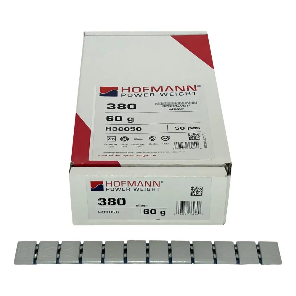 Hofmann Type 380 Gray Adhesive Wheel Weight Zinc 5gm / 600