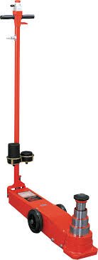NORCO 50 / 25 TON CAPACITY AIR / HYDRAULIC TELESCOPIC FLOOR JACK