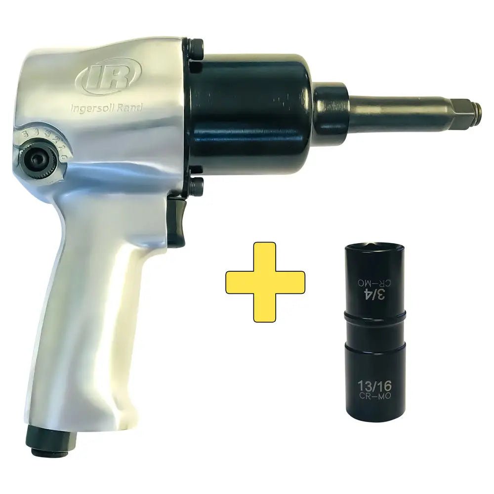 INGERSOLL RAND 231HA-2 1/2" DR AIR IMPACT WRENCH, W/ FREE FLIP SOCKET