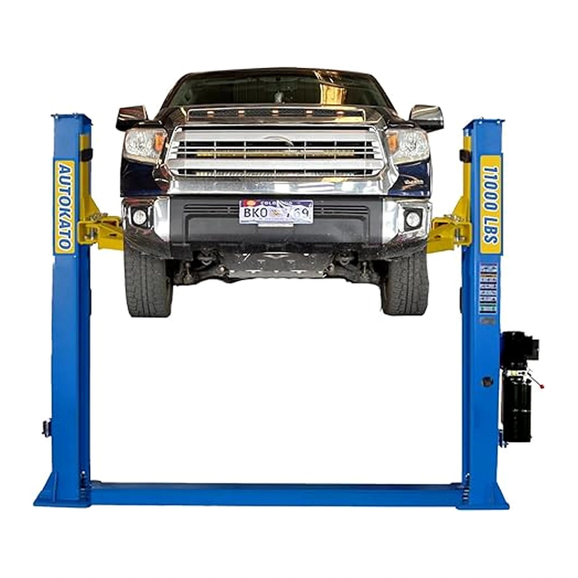 Katool KT-H115Z - 2-Post Car Lift (11,000 lb, Floorplate)