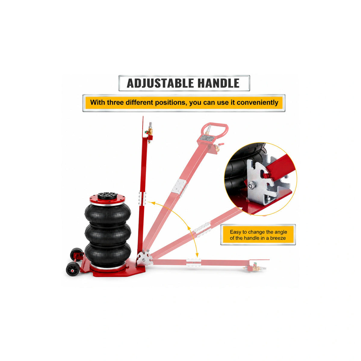 Katool KT-AJ50 - Pneumatic Air Jack (5-Ton)