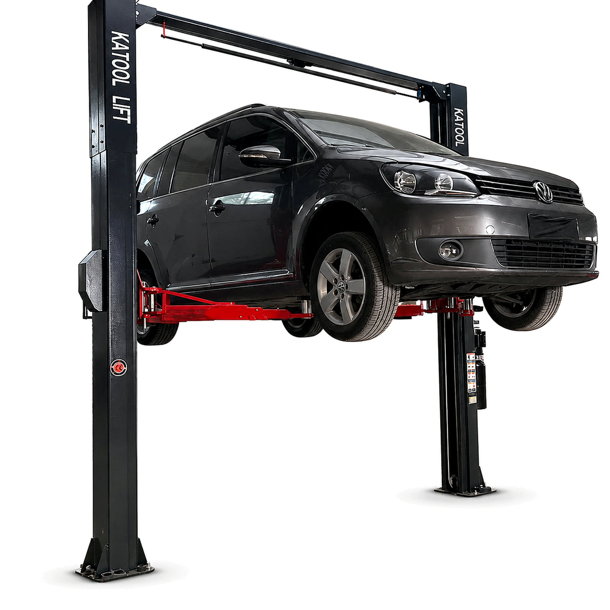 Katool AS110D - 2-Post Car Lift (11,000 lb, Asymmetric)