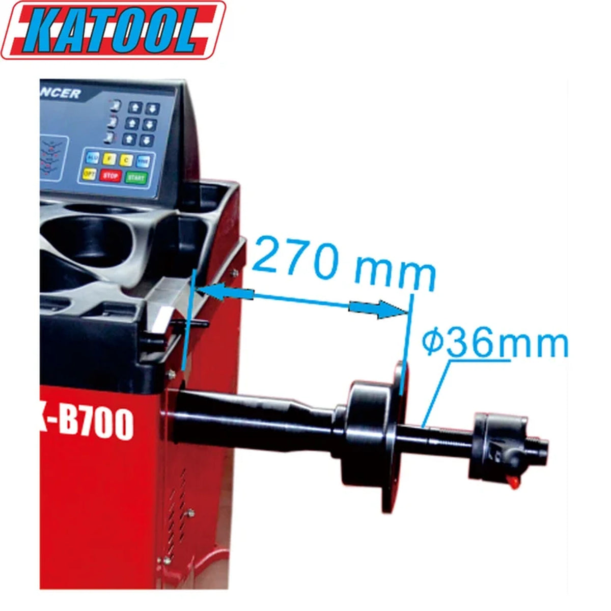 Katool KT-T830 + KT-B700 - Tire Changer and Balancer Combo