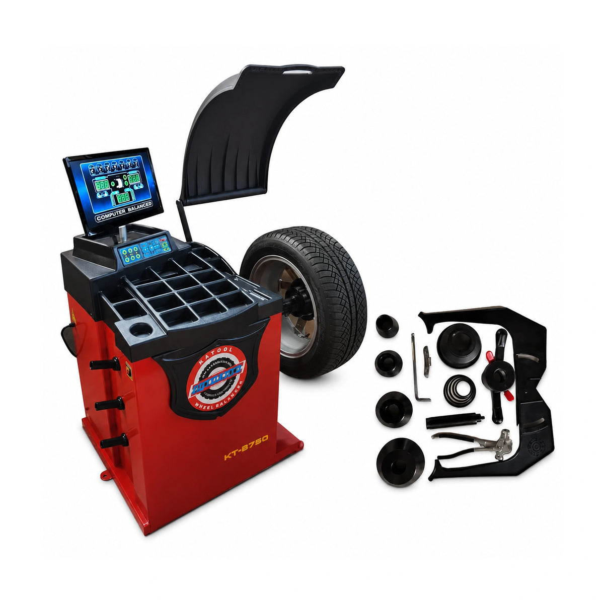 Katool KT-T810 + KT-B750 - Tire Changer and Balancer Combo