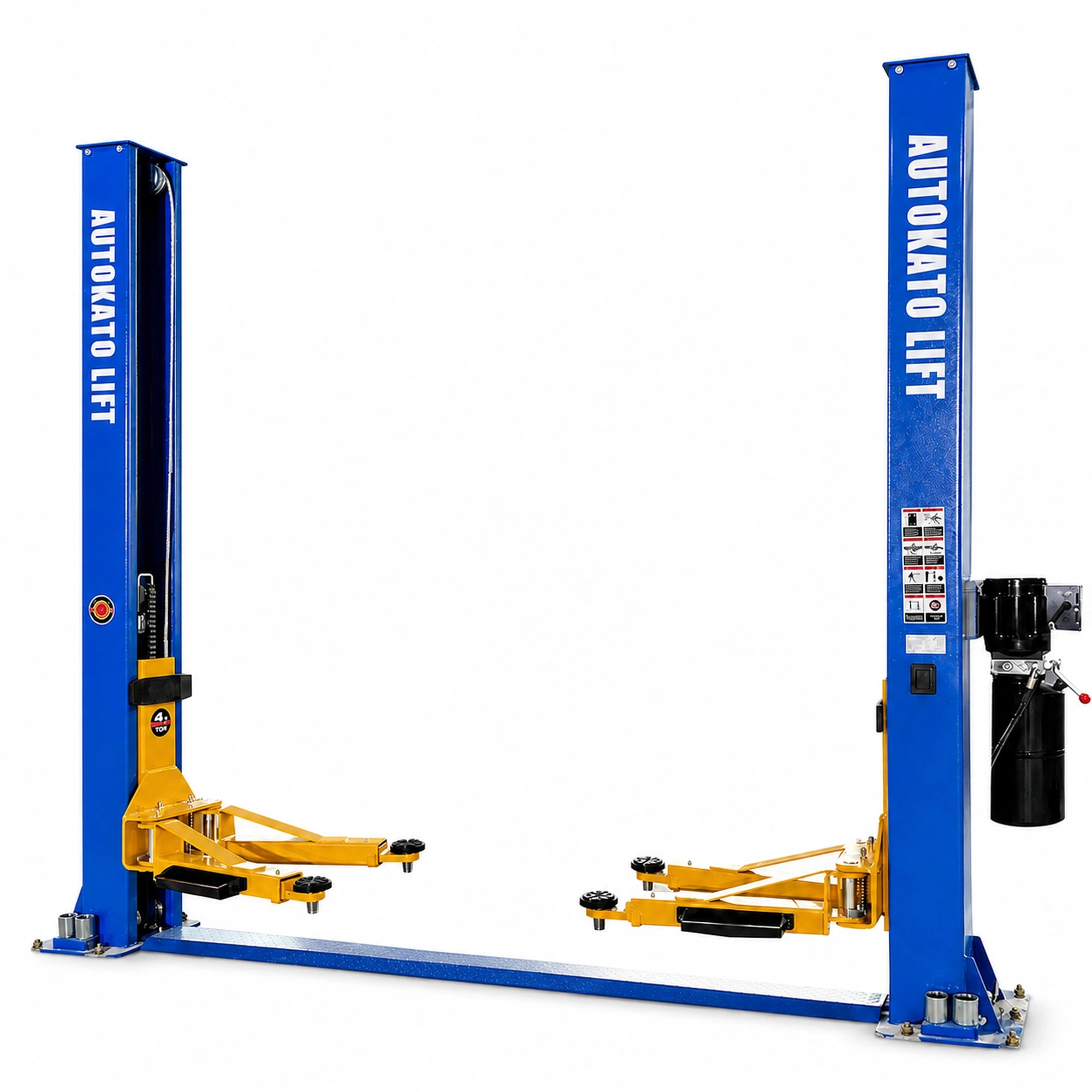 Katool KT-H105 - 2-Post Car Lift (10,000 lb, Floorplate)