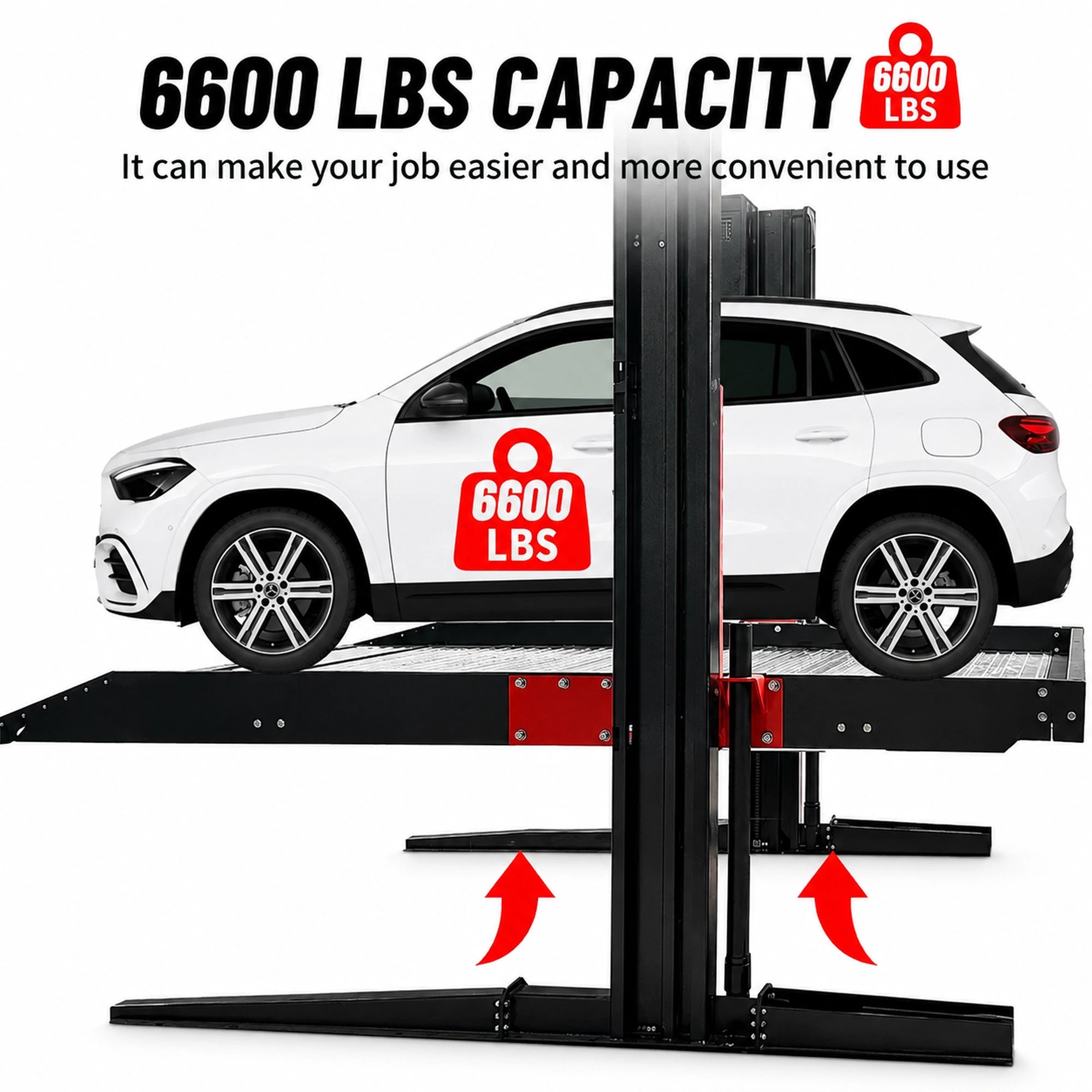 Katool KT-P2700 - 2-Post Parking Lift (6,600 lb)