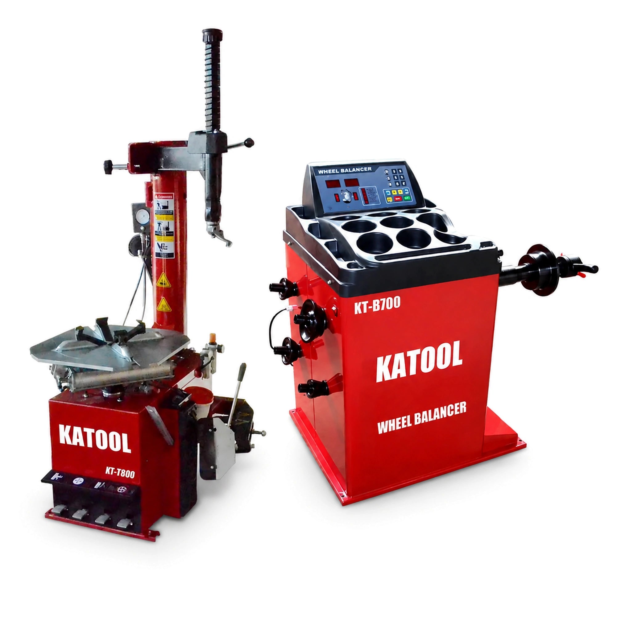 Katool KT-T800 + KT-B700 - Tire Changer and Balancer Combo