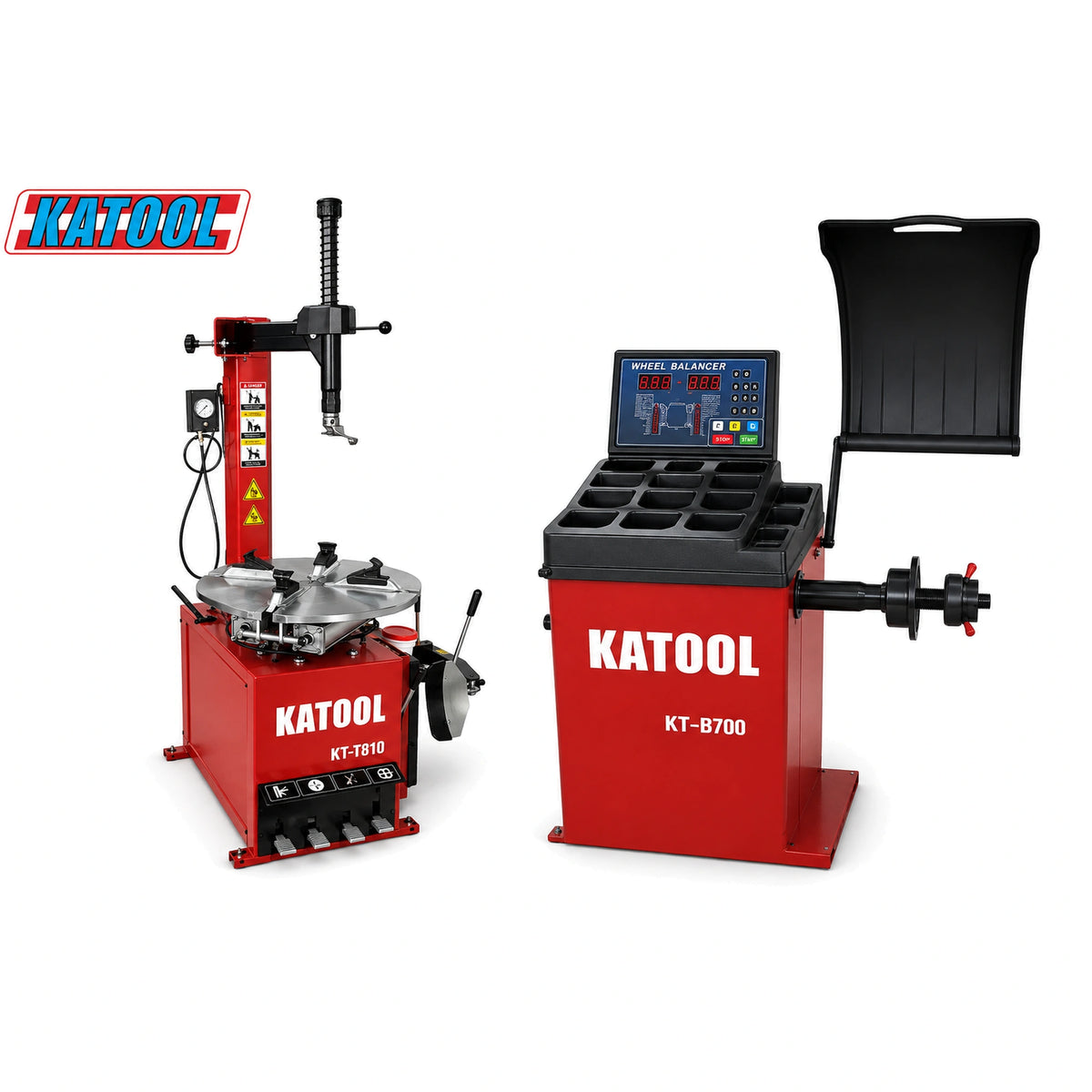 Katool KT-T810 + KT-B700 - Tire Changer and Balancer Combo