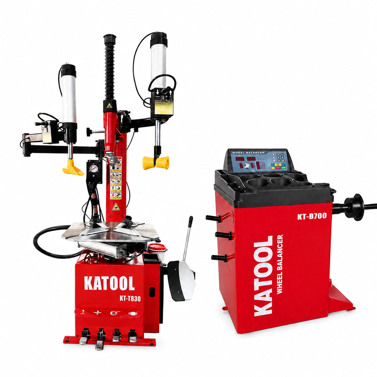 Katool KT-T830 + KT-B700 - Tire Changer and Balancer Combo