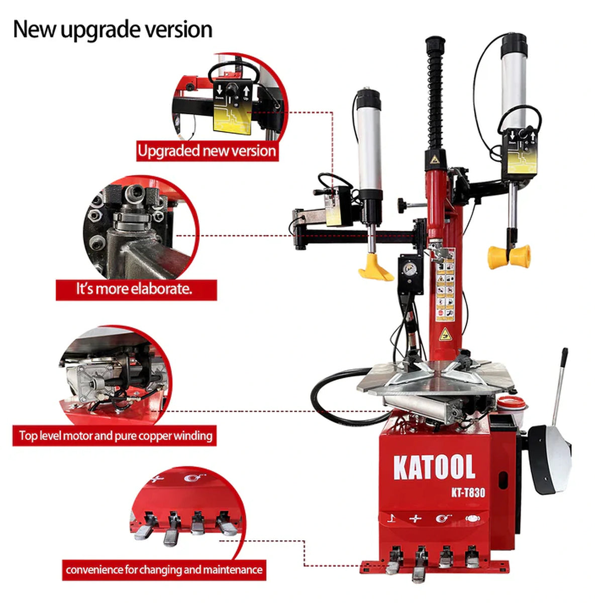 Katool KT-T830 + KT-B750 - Tire Changer and Balancer Combo