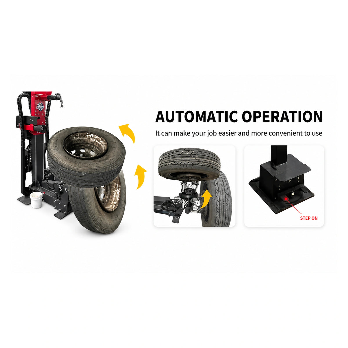 Katool KT-TV910 - Truck Tire Changer (Hydraulic)