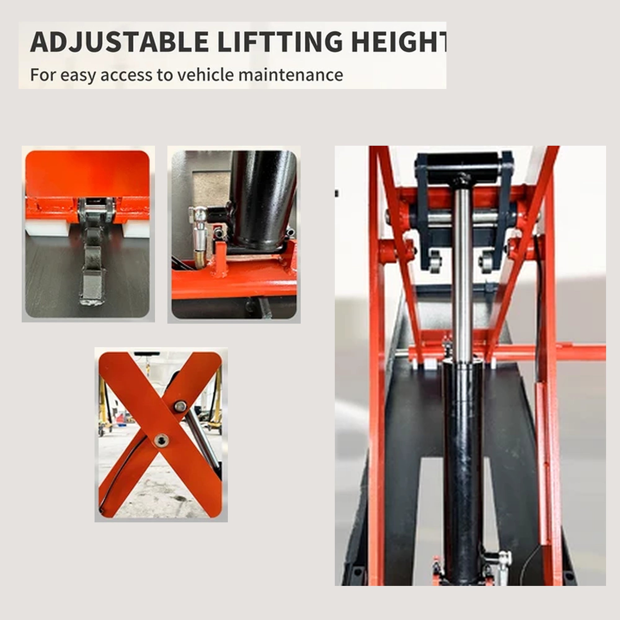 Katool X90E - Scissor Car Lift (8,000 lb, Mid-Rise, 47 in)