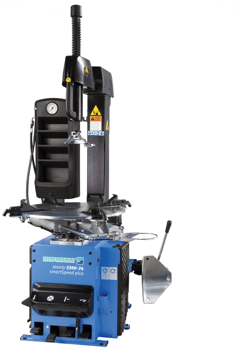 HOFMANN M3300110B Pneumatic Tilt-Back Post Tire Changer, Monty 3300-24 SmartSpeed GP