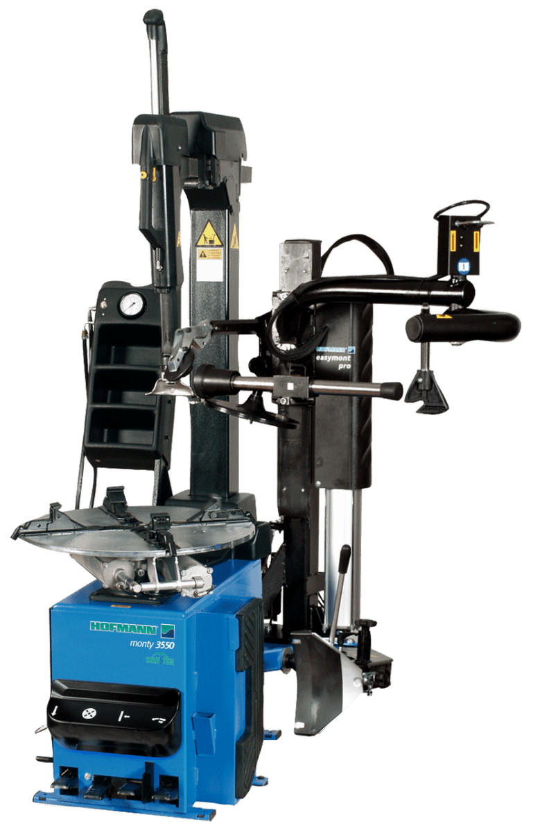 HOFMANN EEWH747B Tilt Tower Tire Changer, Monty 3550 with SmartSpeed & EasyMont