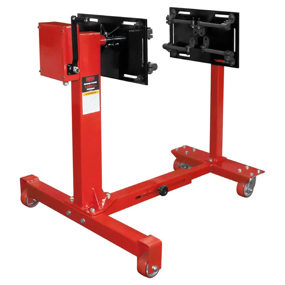 NORCO 78230 2,000 LBS ENGINE STAND, 75:1 GEAR