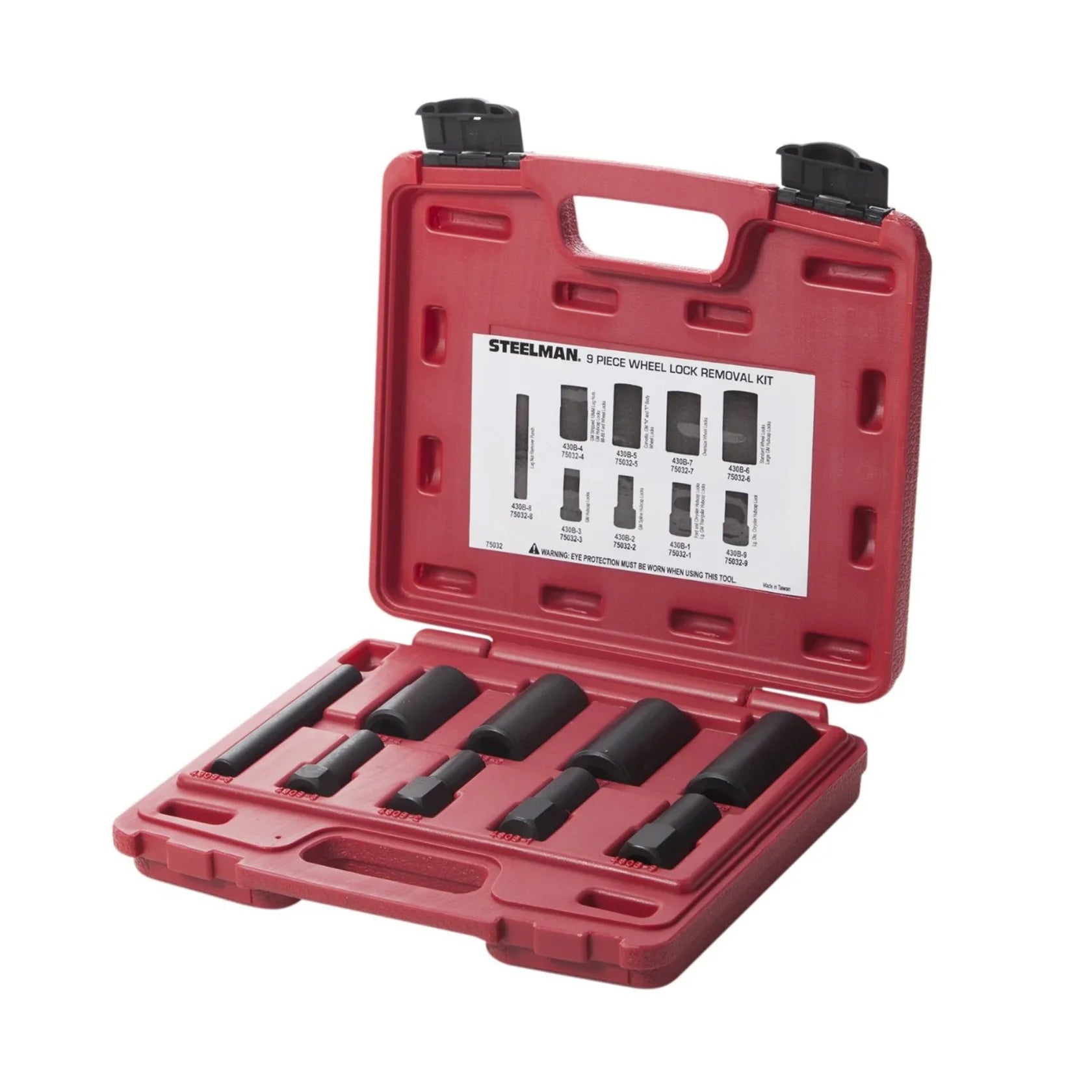 STEELMAN JS-75032 9 Piece Hubcap + Wheel Lock Removal Kit