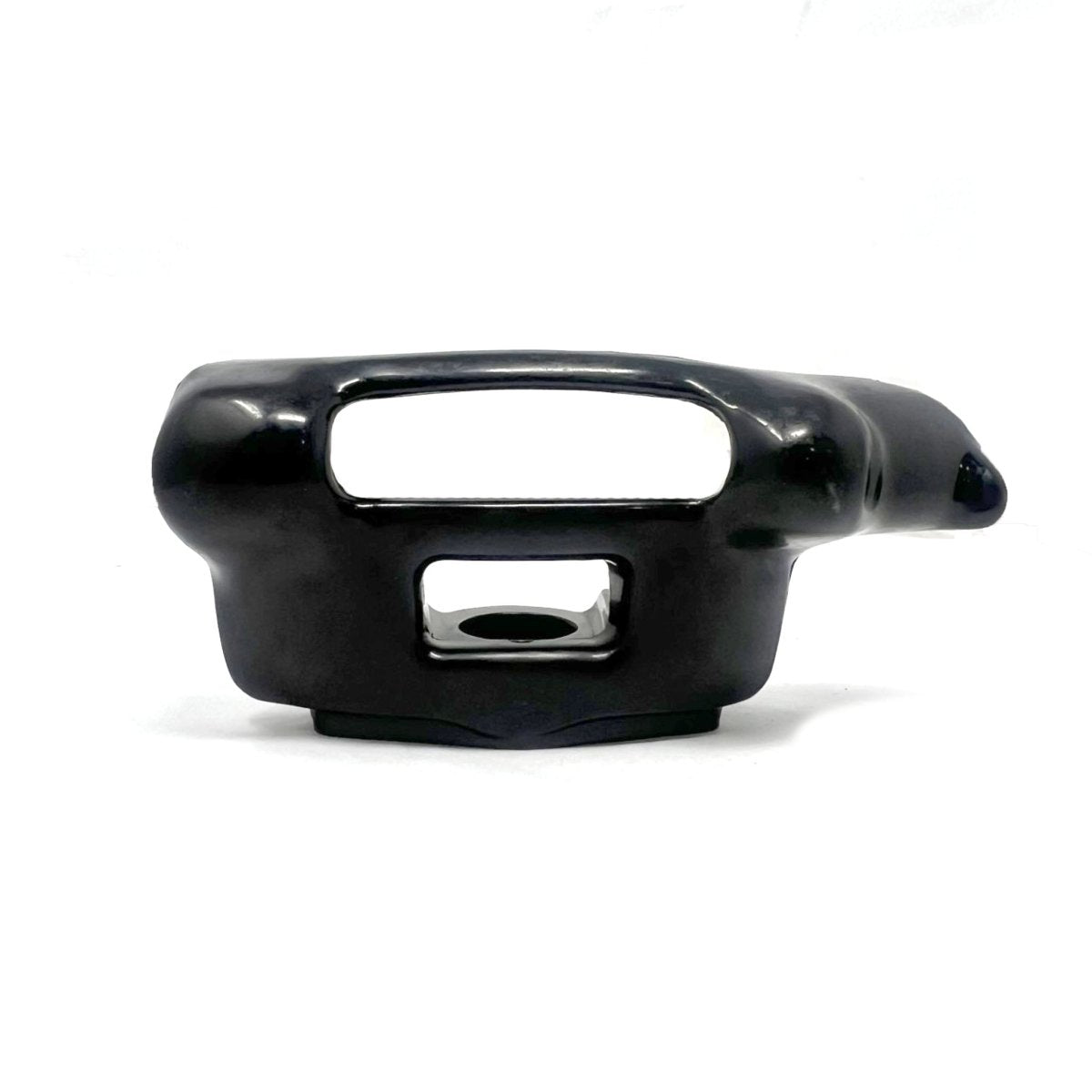 Black nylon mount/demount head with window cutouts for Sicam tire changers