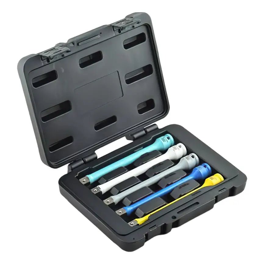 OMEGA 83008 1/2" Dr. Torque Limiting Impact Extension Set, 5 pcs