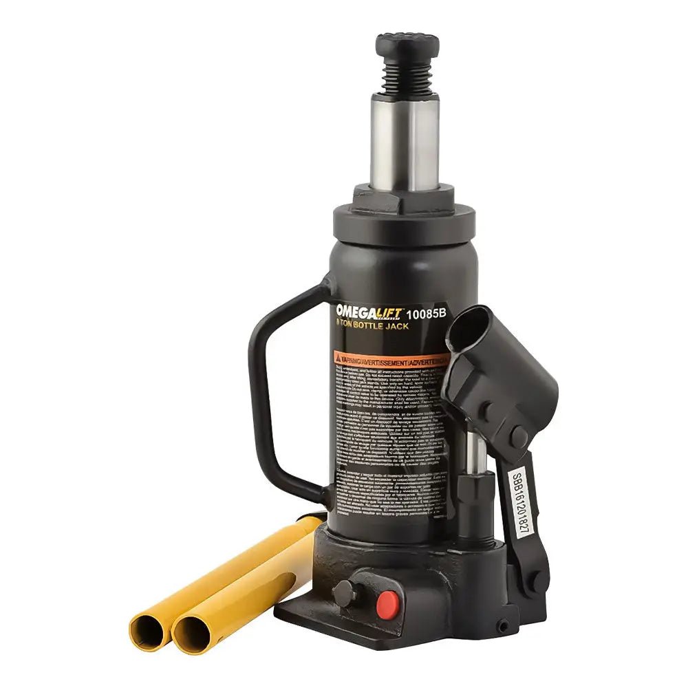 OMEGA 10085B 8 Ton Side Pump Bottle Jack, Screw Base