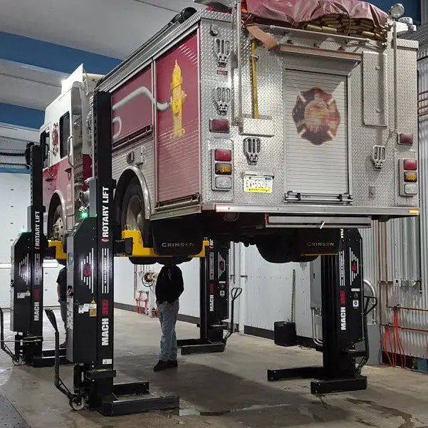 ROTARY MCHM19 19K Flex MAX Wireless Remote Control Mobile Column Lift System (Set of 4)
