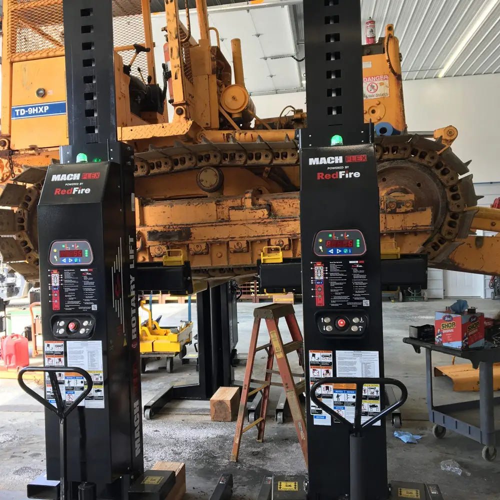 ROTARY MCHM19 19K Flex MAX Wireless Remote Control Mobile Column Lift System (Set of 4)