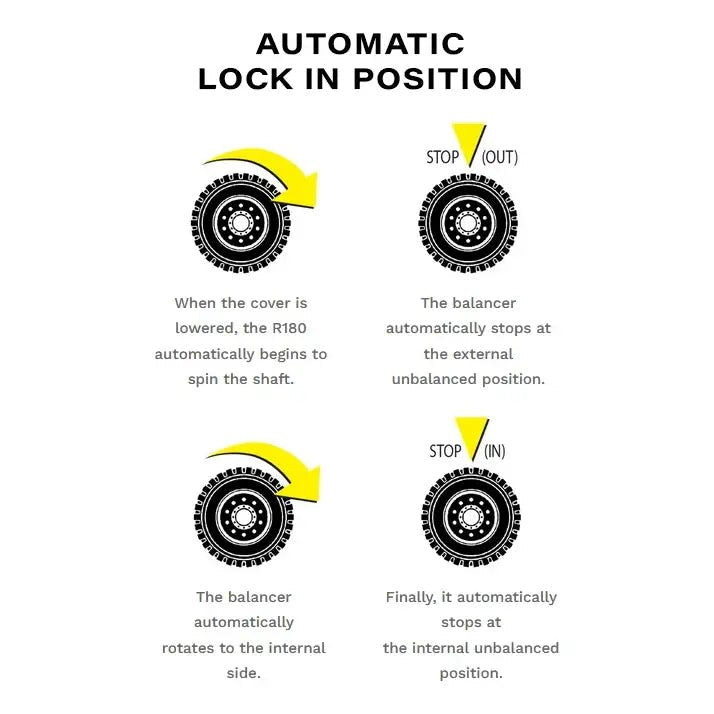 ROTARY R180 Pro 3D Auto Wheel Balancer