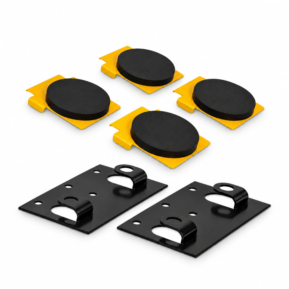 Rotary FJ6138 - Flip-Up Extensions, 1/2" Rubber Top, Set of 6