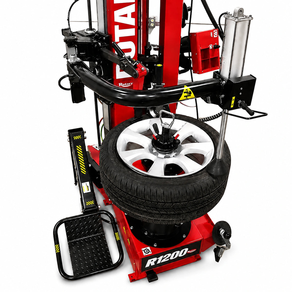 Rotary R1200 - Center-Post Leverless Tire Changer, Dual Roller