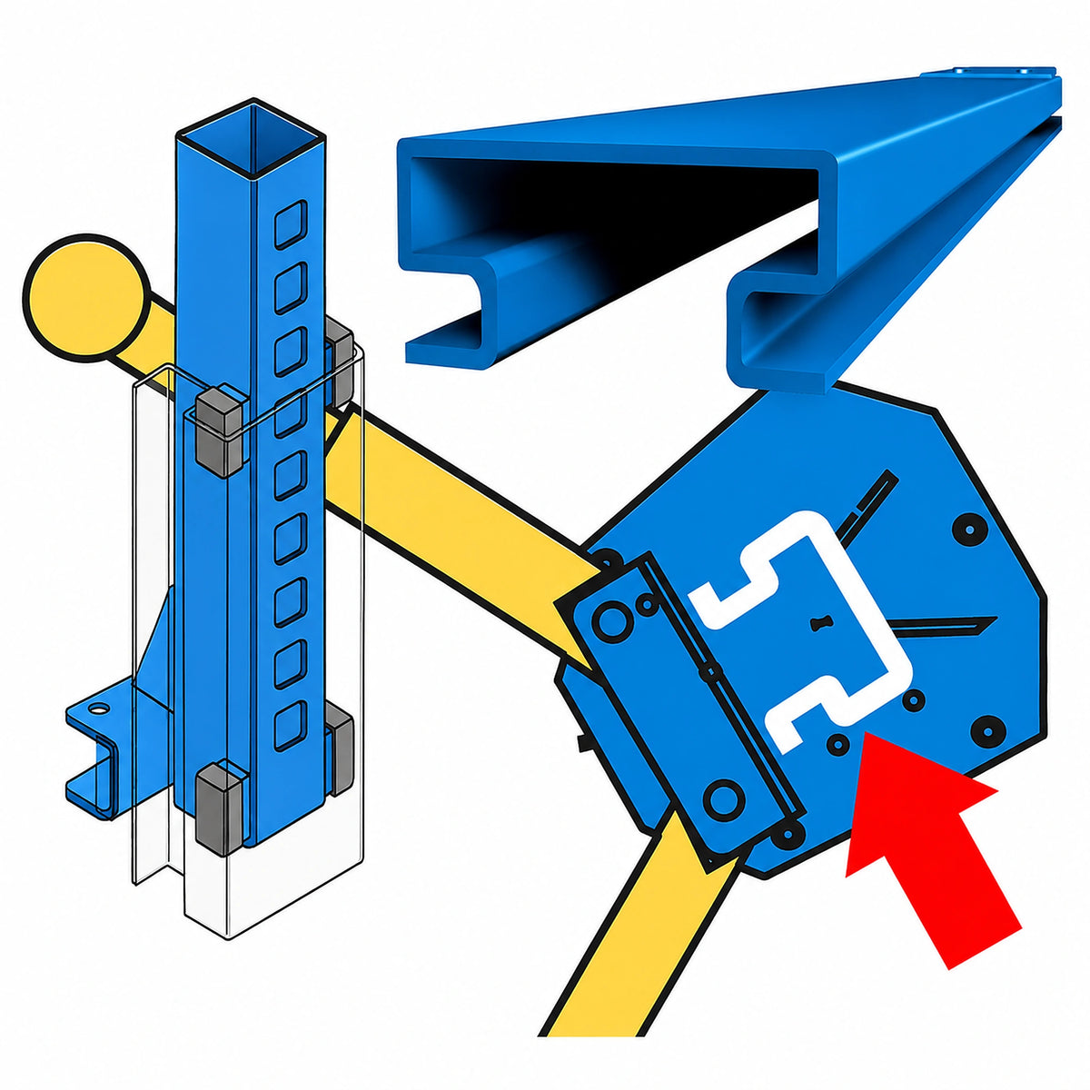 Rotary SPO10 - 10,000 lb Two-Post Symmetrical Lift