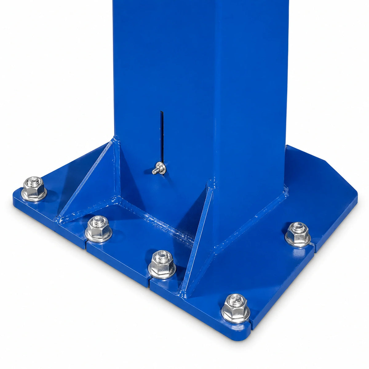 Rotary SMO14 column base plate detail, blue