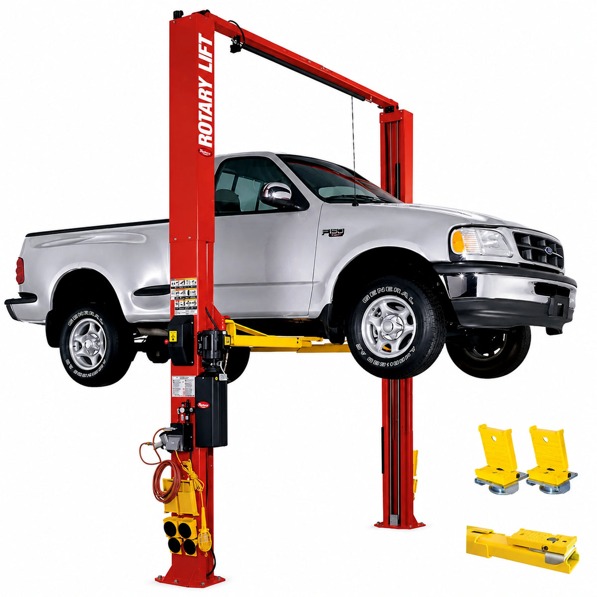 Rotary SPO10-RA-TRIO - 10,000 lb Two-Post Lift, TRIO Arms