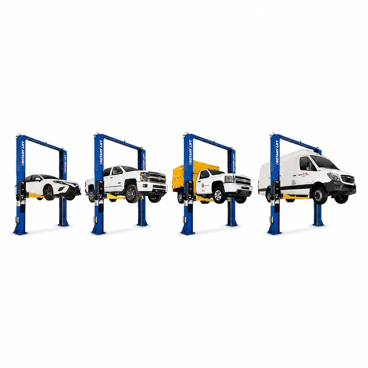 Rotary SPO16-AV Cargo 16,000 lb Symmetric Two-Post Lift