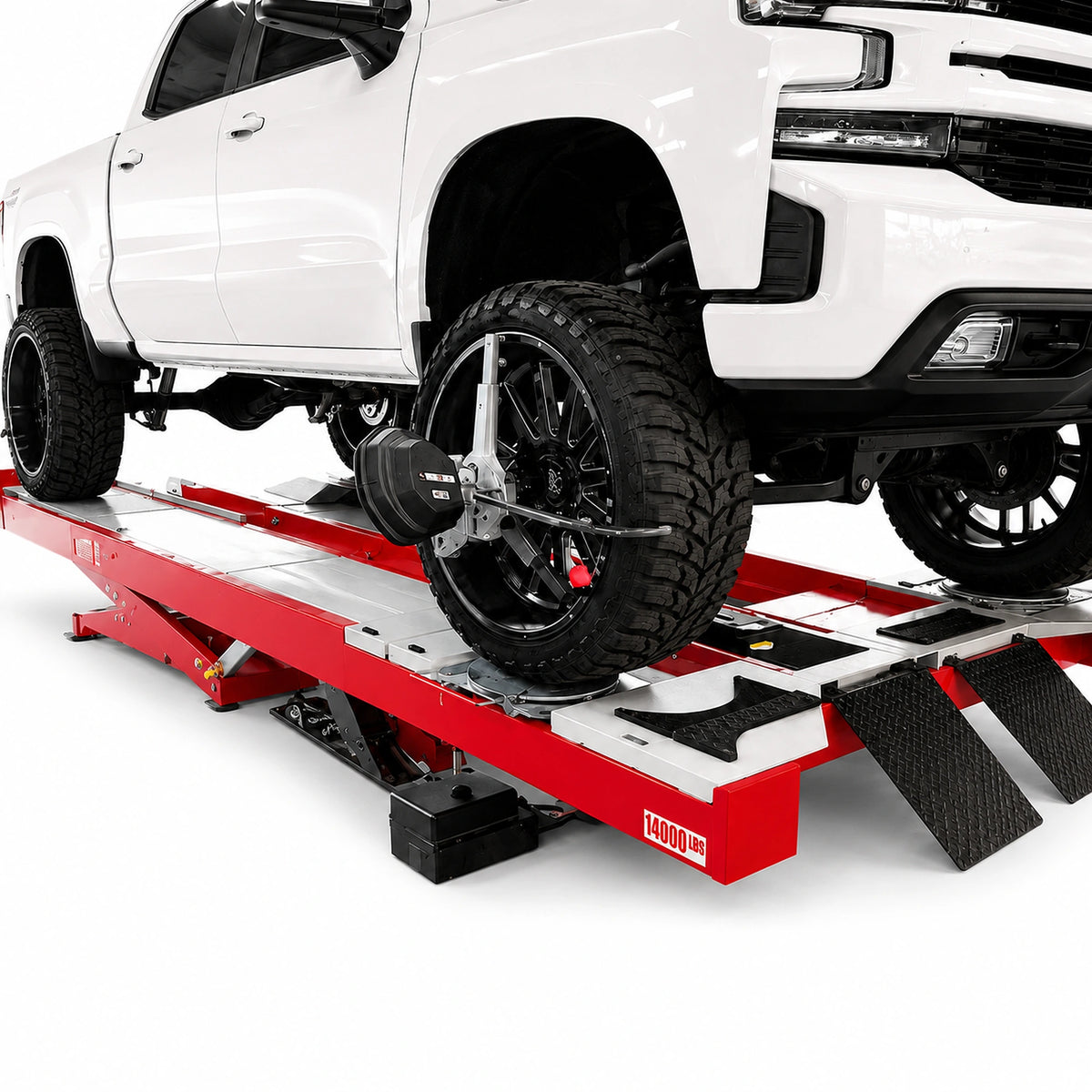 Rotary XA14 - 14,000 lb Alignment Scissor Lift, 2 Rolling Jacks